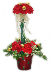 Chris Cringle's Christmas Topiary from Hafner Florist in Sylvania, OH