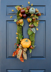 Rectangle Fall Wreath from Hafner Florist in Sylvania, OH