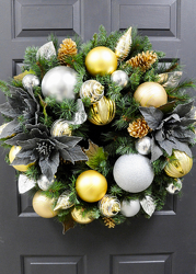 Christmas Wreath from Hafner Florist in Sylvania, OH