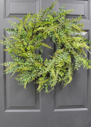 Fern Wreath from Hafner Florist in Sylvania, OH