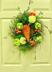 Carrot Wreath from Hafner Florist in Sylvania, OH