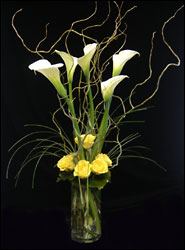 Calla Lilies and Roses from Hafner Florist in Sylvania, OH
