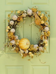 Fall Gourd Wreath from Hafner Florist in Sylvania, OH