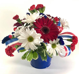 Red, White and Blue from Hafner Florist in Sylvania, OH