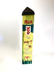 Mom Art Pole from Hafner Florist in Sylvania, OH
