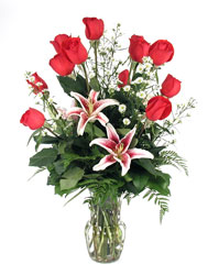 Roses and Lilies from Hafner Florist in Sylvania, OH