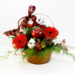 Winter Basket from Hafner Florist in Sylvania, OH