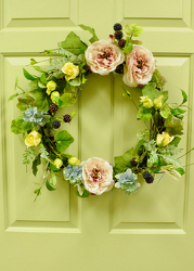 Garden Wreath from Hafner Florist in Sylvania, OH