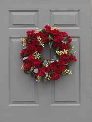 Geranium Berry Wreath from Hafner Florist in Sylvania, OH