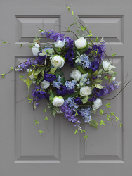 Purple Dance Wreath from Hafner Florist in Sylvania, OH