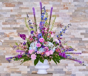 Peaceful Comfort Urn Arrangement from Hafner Florist in Sylvania, OH