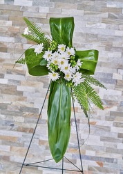 Serene Meadow Cross from Hafner Florist in Sylvania, OH