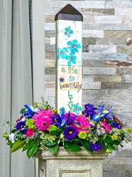 Joyful Memories Art Pole from Hafner Florist in Sylvania, OH