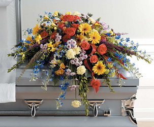 Wildflower Casket Spray  from Hafner Florist in Sylvania, OH