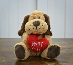Wuff You Plush Dog from Hafner Florist in Sylvania, OH